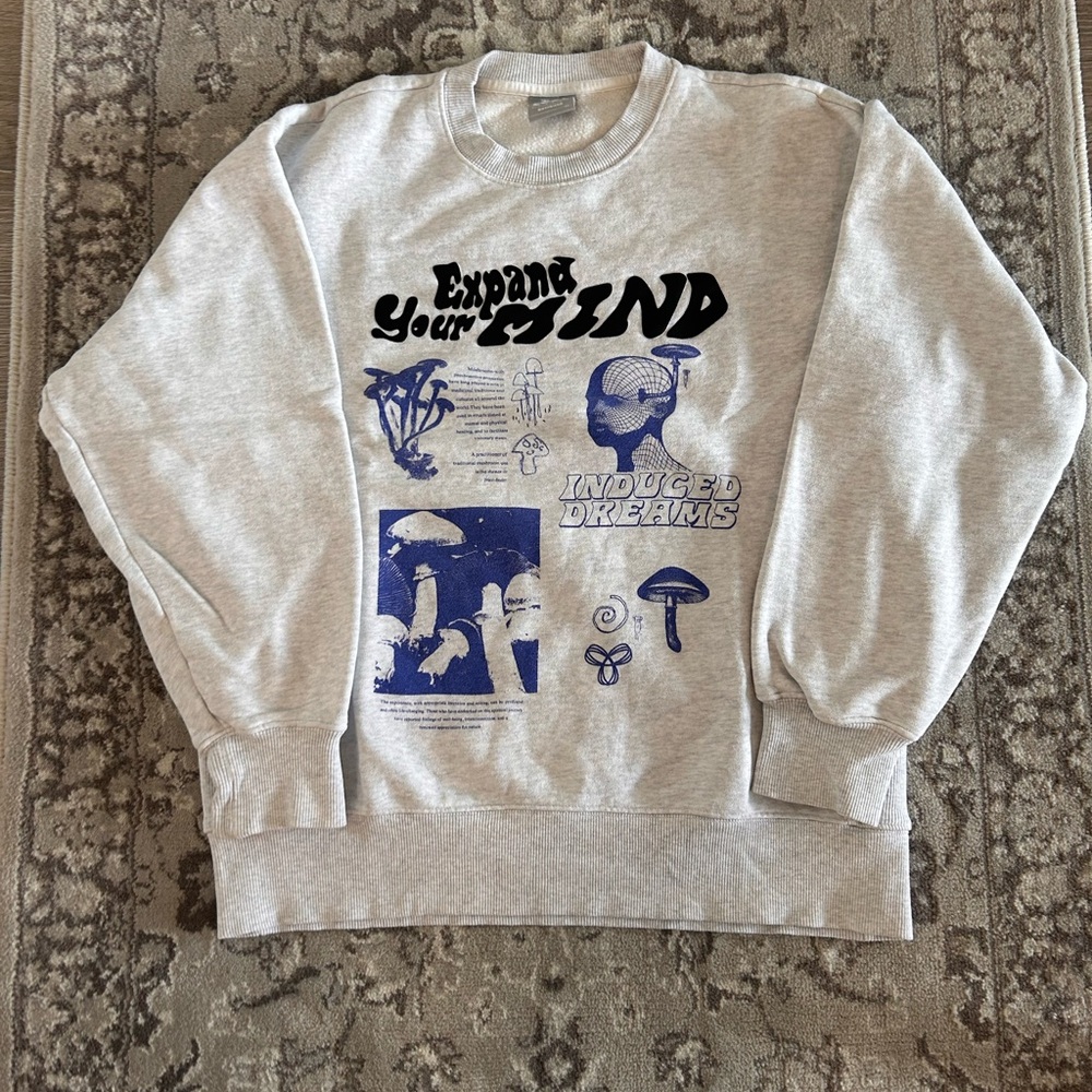 TNA Mushroom Boyfriend Sweatshirt